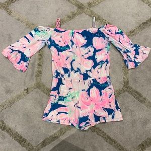 Lilly Pulitzer Girl Romper (Size XL)